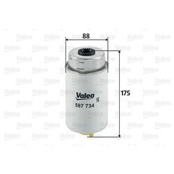 Palivový filter VALEO 587734