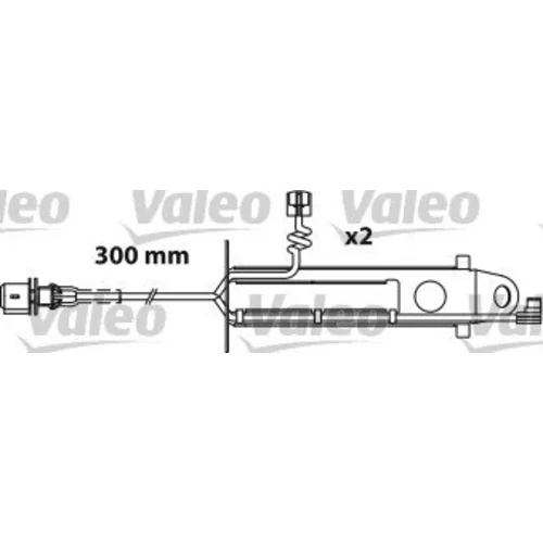 Sada brzdových platničiek kotúčovej brzdy 541693 /VALEO/ - obr. 2