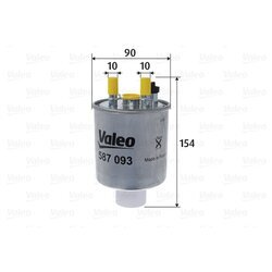 Palivový filter VALEO 587093