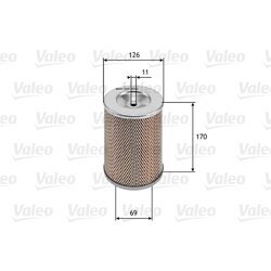 Vzduchový filter VALEO 585655
