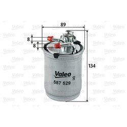 Palivový filter VALEO 587529