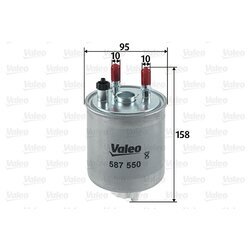 Palivový filter VALEO 587550