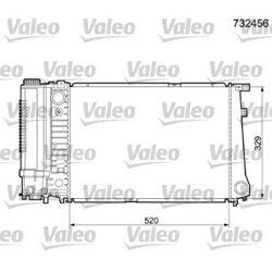 Chladič motora VALEO 732456