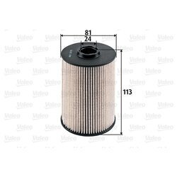 Palivový filter VALEO 587928