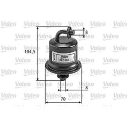 Palivový filter VALEO 587052
