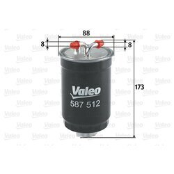 Palivový filter VALEO 587512