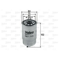 Palivový filter VALEO 587713