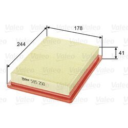 Vzduchový filter VALEO 585250