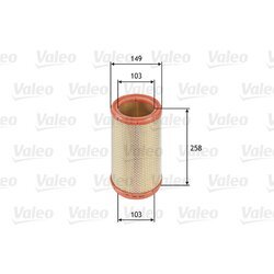 Vzduchový filter VALEO 585611