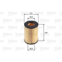 Vzduchový filter VALEO 585659