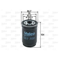 Palivový filter VALEO 587700