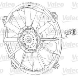 Ventilátor chladenia motora VALEO 696091