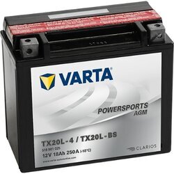 Štartovacia batéria VARTA 518901025I314