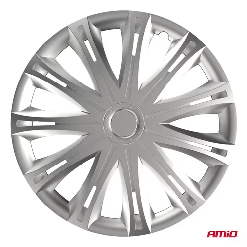 Puklice Spark 13” strieborná sada 4ks COLOR BOX /VERSACO/ - obr. 1