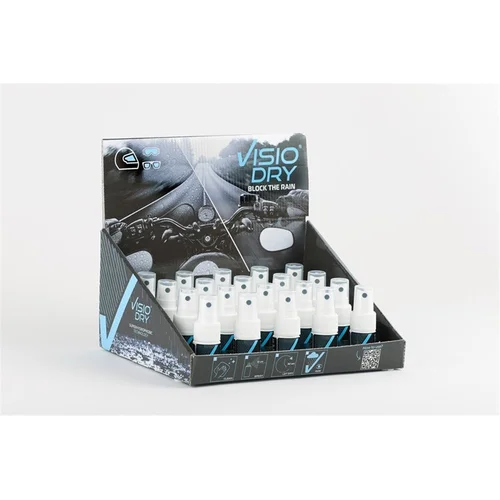 Superhydrofóbny sprej 15ml VISIODRY VDP023/ML1 X20_FULL DISPLAY_MOTO obchodné balenie 20ks