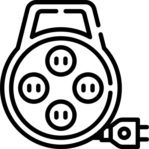 4 zásuvky so zemnením