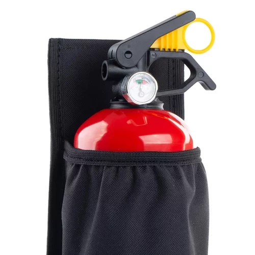 Držiak hasiaceho prístroja na suchý zips čierny AMiO-02867 /WAS/ - obr. 2