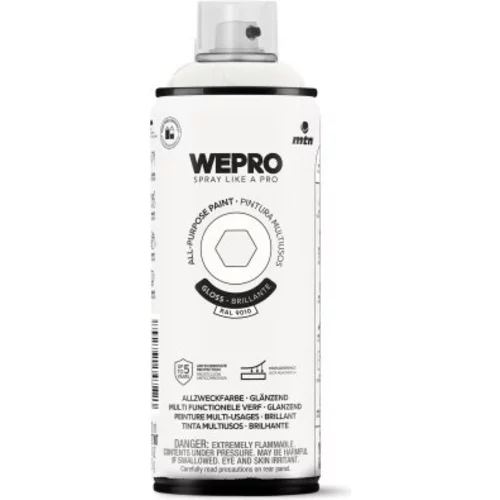 Solvent Stellar White Gloss RAL 9010 400 ml /WEPRO/