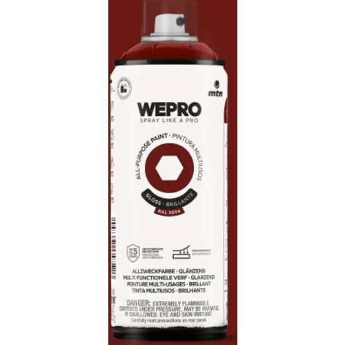 WEPRO Solvent Bacchus Red Gloss RAL 3004 400 ml