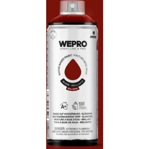 WEPRO Water Bacchus Red Gloss RAL 3004 400 ml