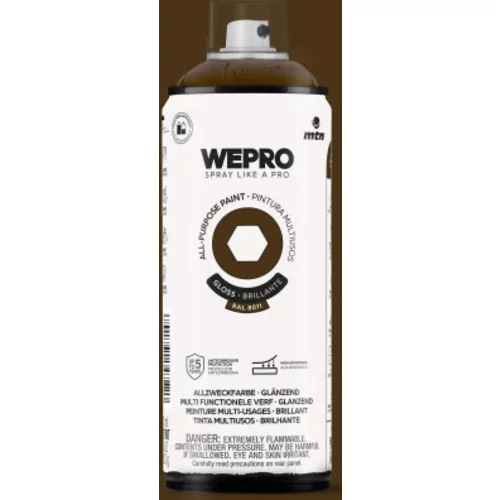 Solvent Jazz Brown Gloss RAL 8011 400 ml /WEPRO/