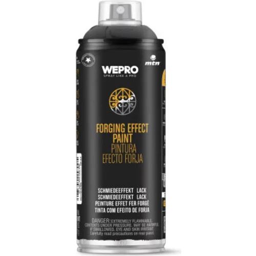WEPRO Farba s kovovým efektom - čierna 400 ml