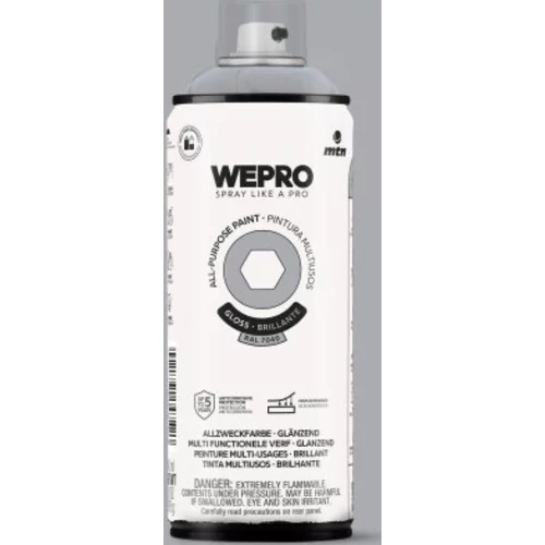 WEPRO Solvent Fiord Grey Gloss RAL 7040 400 ml