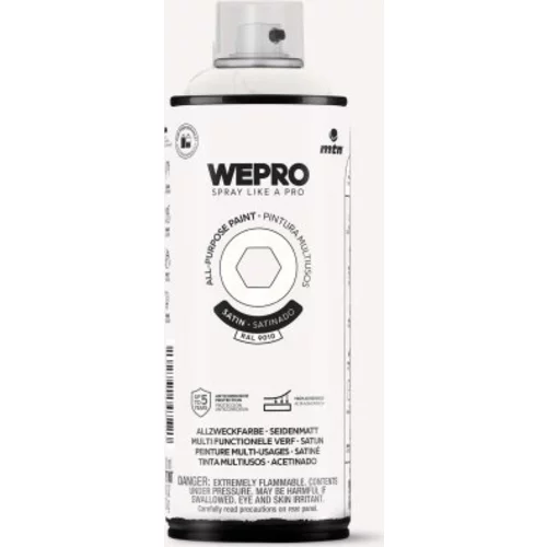 WEPRO Solvent Stellar White Satin RAL 9010 400 ml
