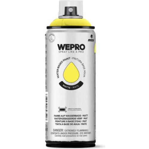 WEPRO Water Fluor Yellow Matt 400 ml