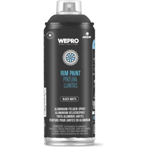 WEPRO Farba na disky kolies - čierná matná 400 ml