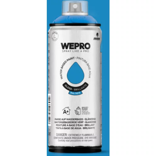 WEPRO Water Surf Blue Gloss RAL 5015 400 ml