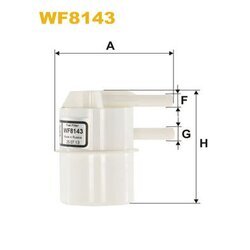 Palivový filter WIX FILTERS WF8143