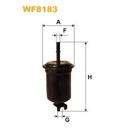 Palivový filter WIX FILTERS WF8183