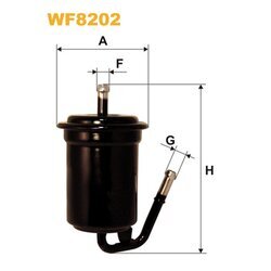 Palivový filter WIX FILTERS WF8202