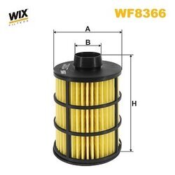 Palivový filter WIX FILTERS WF8366