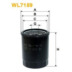 Olejový filter WIX FILTERS WL7159