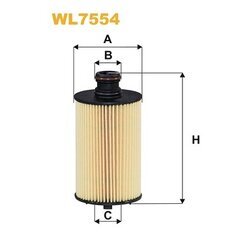 Olejový filter WIX FILTERS WL7554