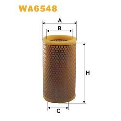 Vzduchový filter WIX FILTERS WA6548