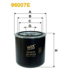 Vysúšacie púzdro vzduchu pre pneumatický systém WIX FILTERS 96007E