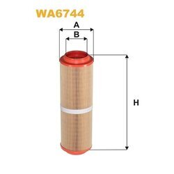Vzduchový filter WIX FILTERS WA6744