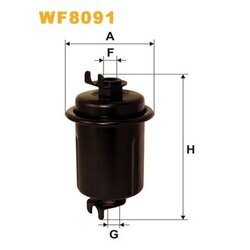 Palivový filter WIX FILTERS WF8091