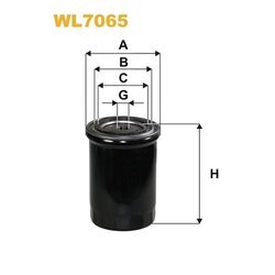 Olejový filter WIX FILTERS WL7065