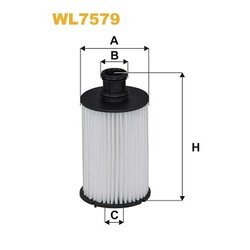 Olejový filter WIX FILTERS WL7579