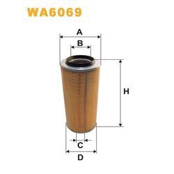 Vzduchový filter WIX FILTERS WA6069