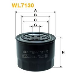 Olejový filter WIX FILTERS WL7130