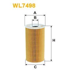 Olejový filter WIX FILTERS WL7498