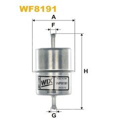 Palivový filter WIX FILTERS WF8191