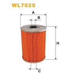 Olejový filter WIX FILTERS WL7025