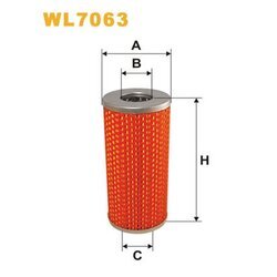 Olejový filter WIX FILTERS WL7063