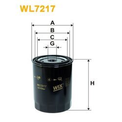 Olejový filter WIX FILTERS WL7217